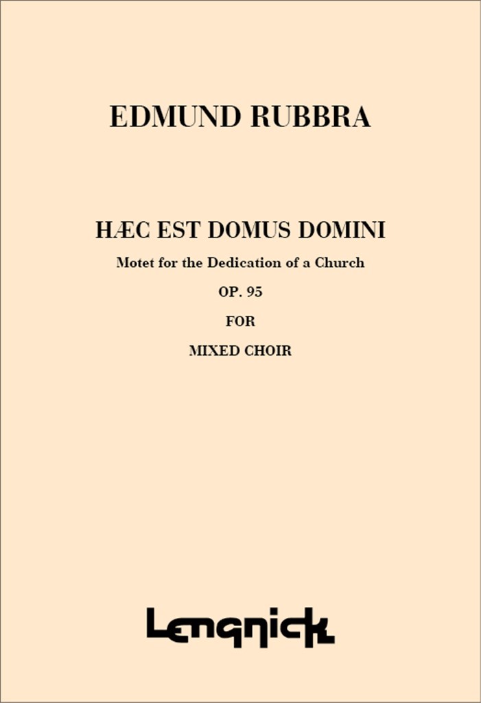 Haec et Domus Domini Op95